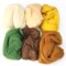 Felting Wool Kit - 24 Vibrant Merino Wool Colors for Needle Felting, Wet Felting, and Crafts